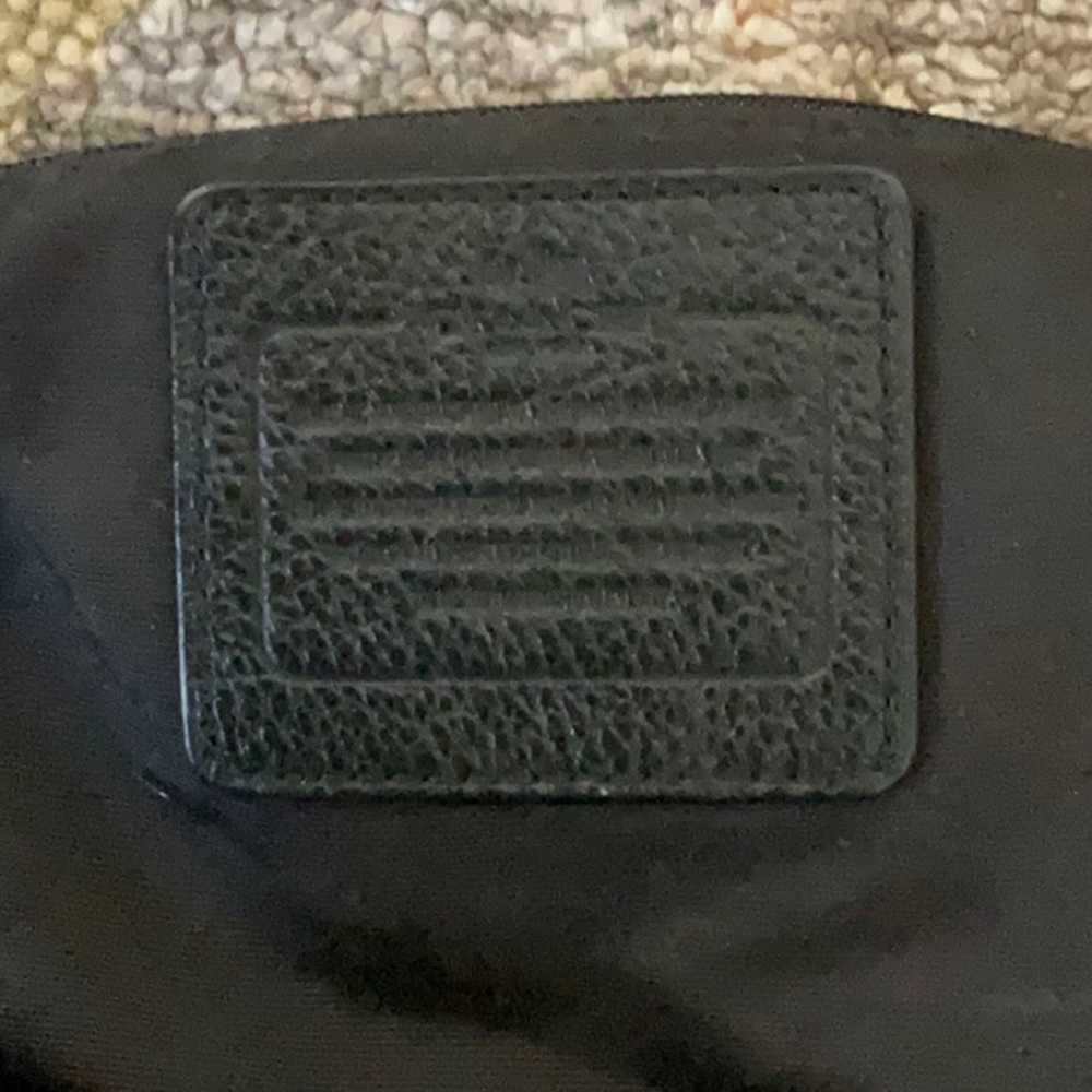 Coach Black Leather Shoulder Bag - Picture 6 of 9